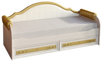 Односпальные кровати со спинкой